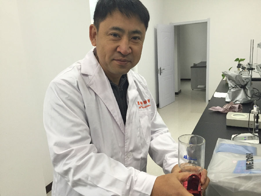 Senpatina Icewine Estate chief winemaker Dr. Li Jingming